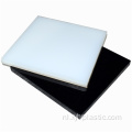 Natuurlijk/zwarte kleur polyamide nylon bord nylon blad